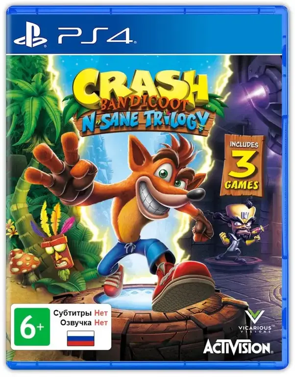 PS4 Crash Bandicoot N.Sane Trilogy